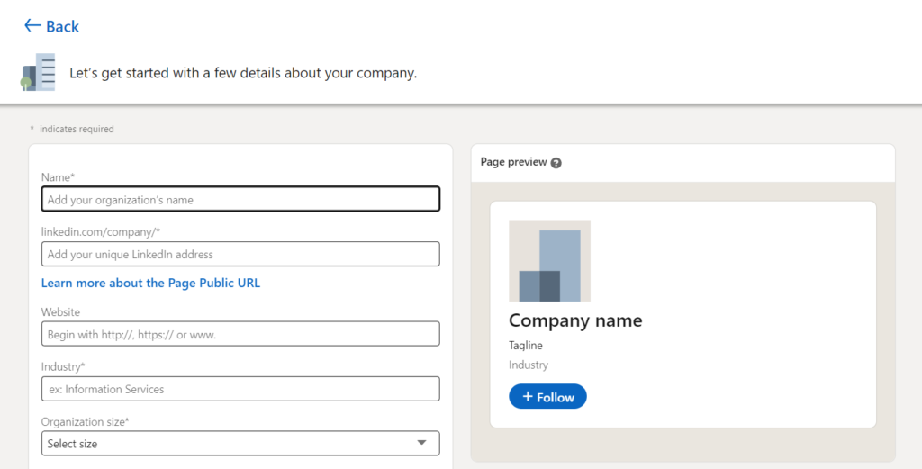 Podaci na LinkedIn stranici