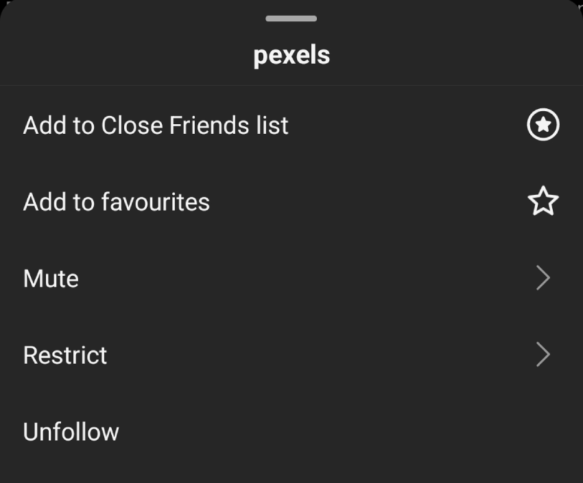 Instagram Close Friends List